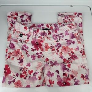 Jordache Pink and Purple Floral Jeggings